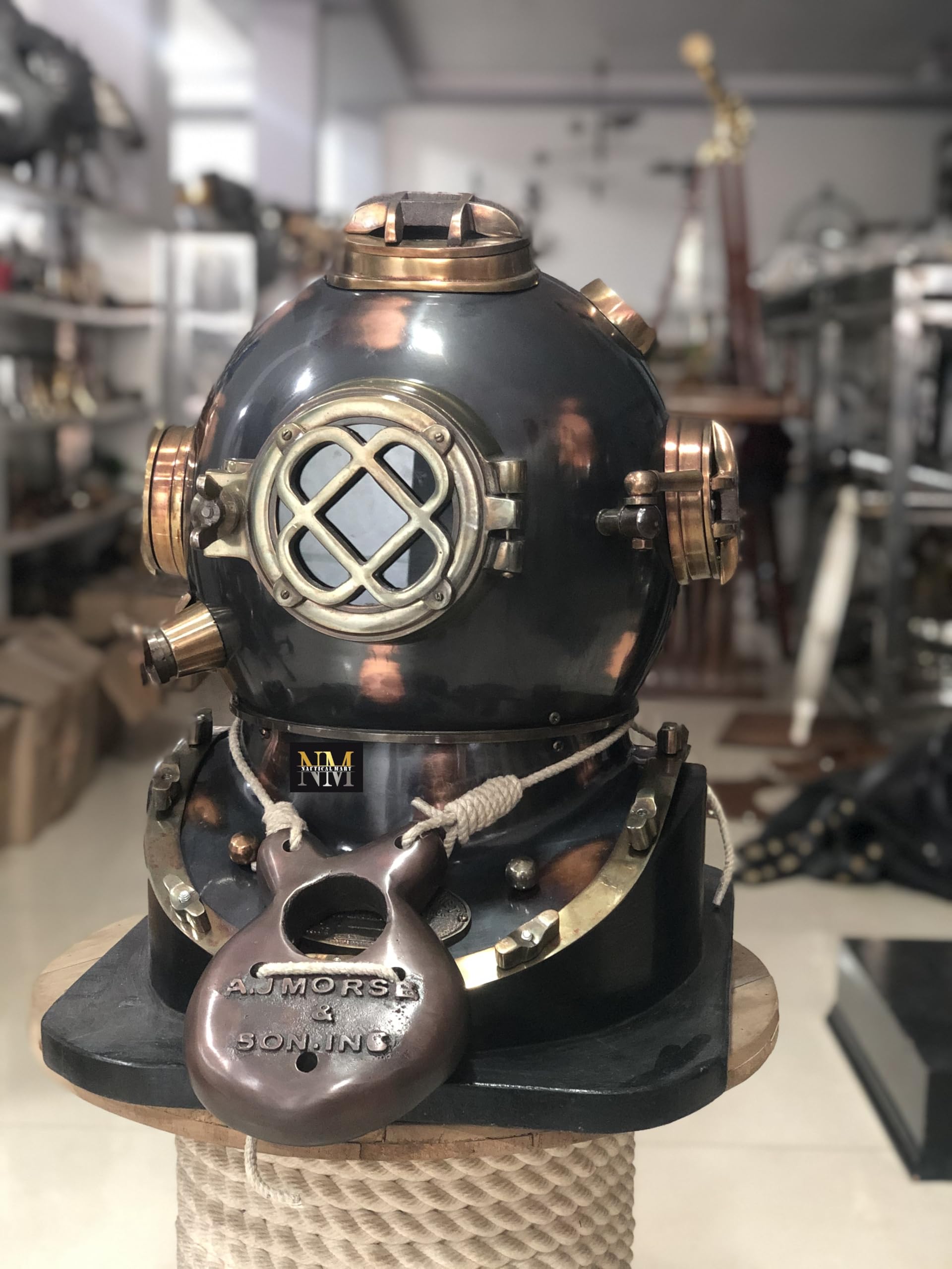 Amazon.com : U.S Navy Mark IV Solid Brass Antique Diving Divers